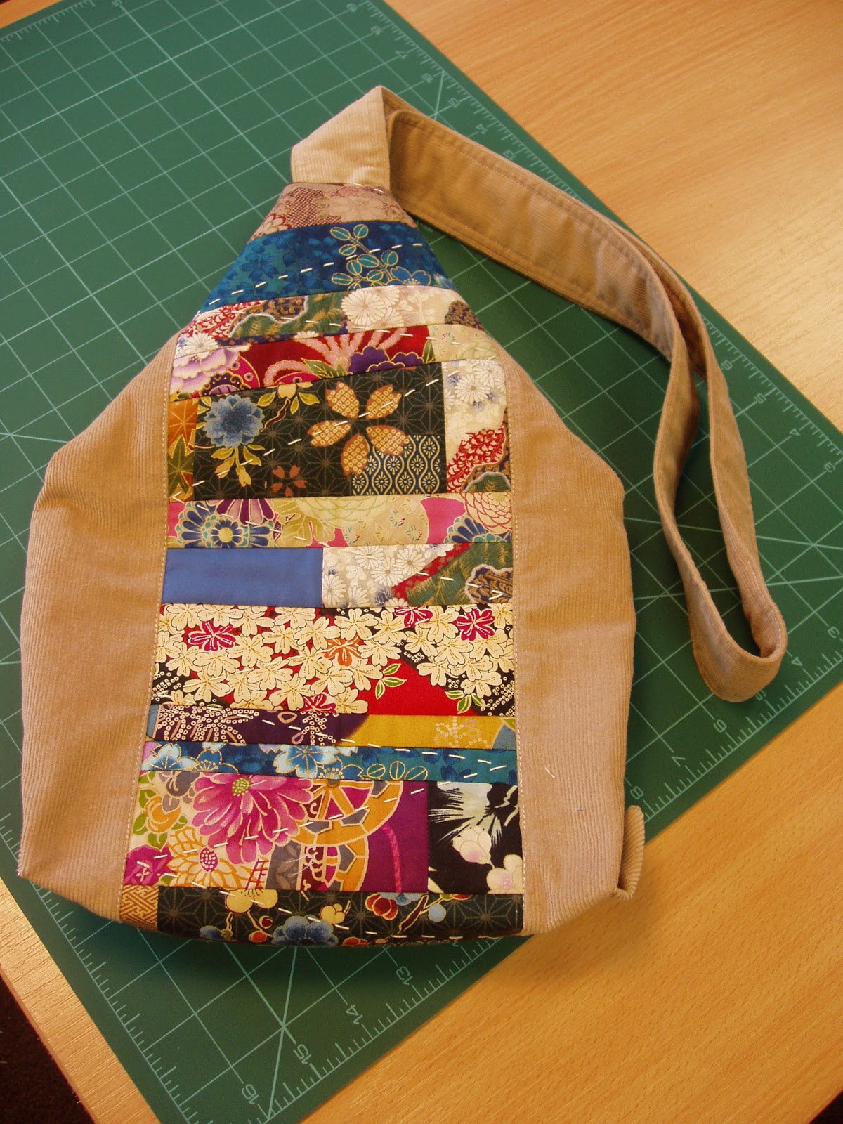 sashiko and other stitching Rice Sack Bag Revisited & travels