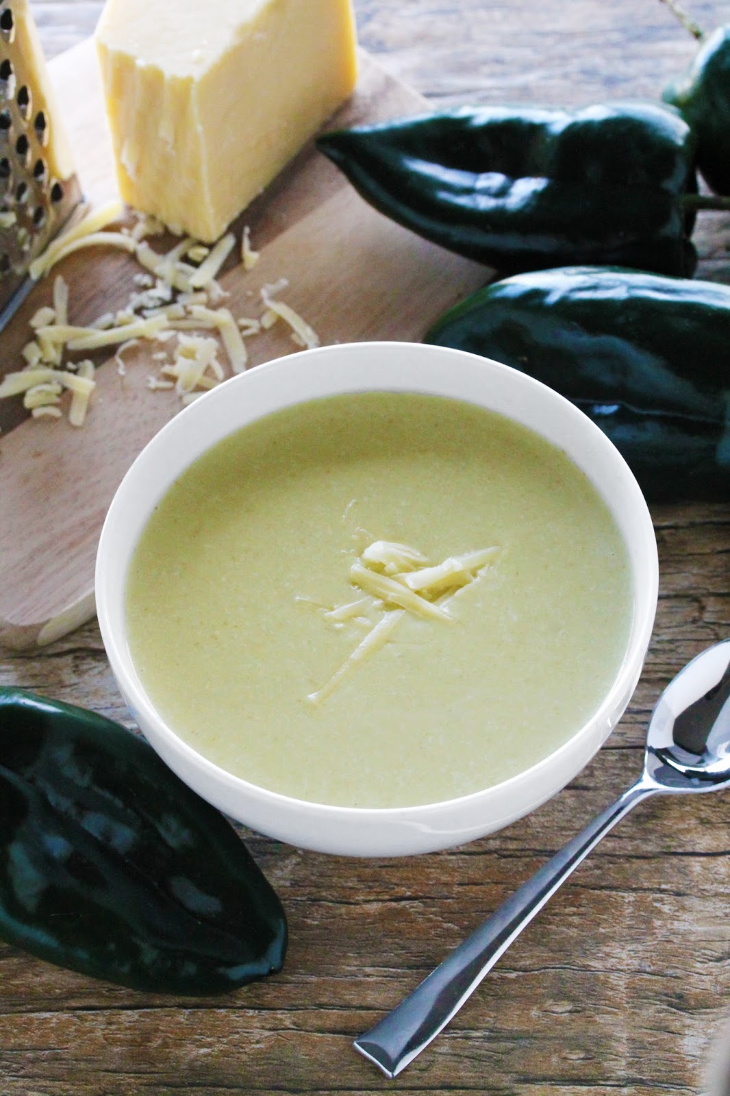 White Cheddar Poblano Soup