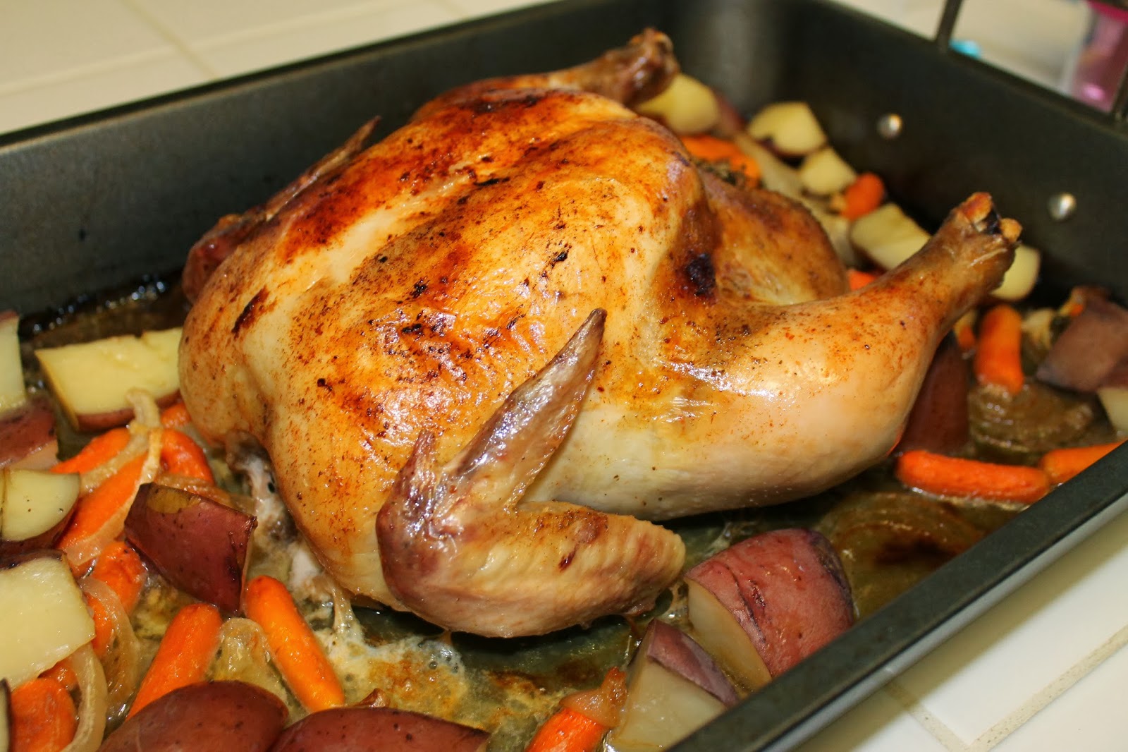 The Crystal Dish: One Pot Roasted Chicken Dinner