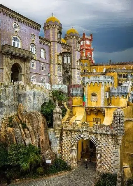 The Pena National place,castle, Sintra, Portugal