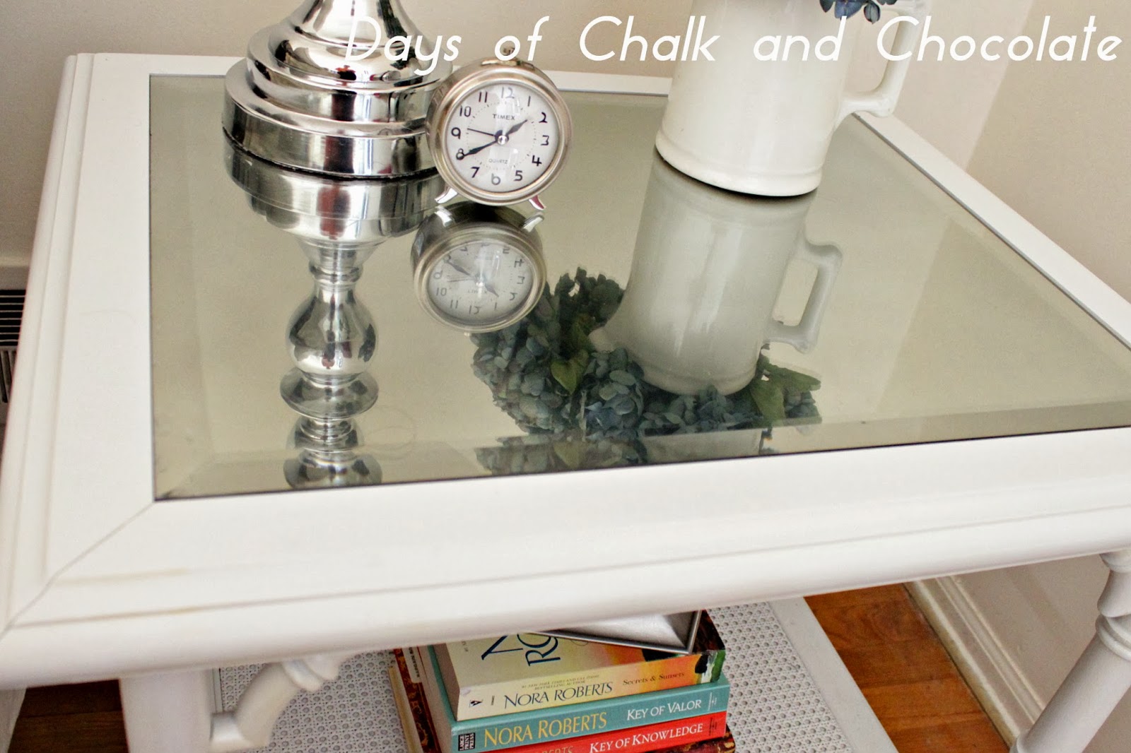Goodwill Nightstand Furniture Redo Days of Chalk and Chocolate