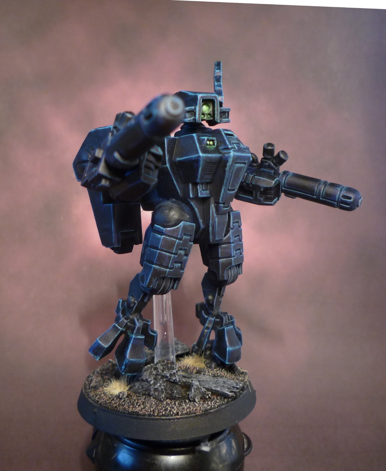 HardEdge Painting Tau XV8 crisis suit