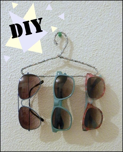 DIY : Le cintre porte lunettes - Caro Dels - Blog DIY et loisirs