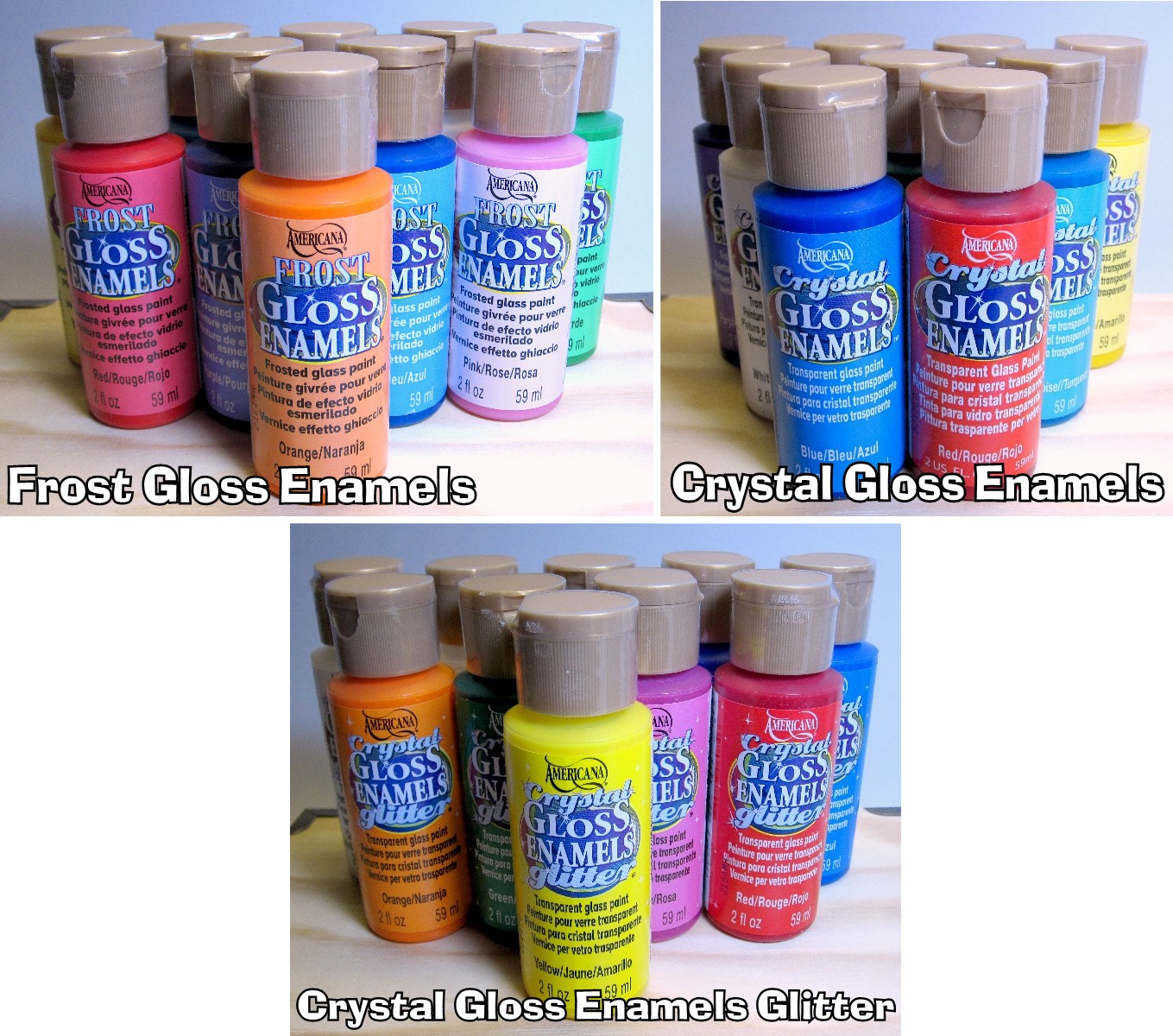 Americana Gloss Enamel Frost 2oz