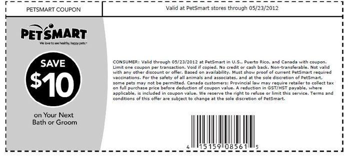 Petsmart Printable Coupons