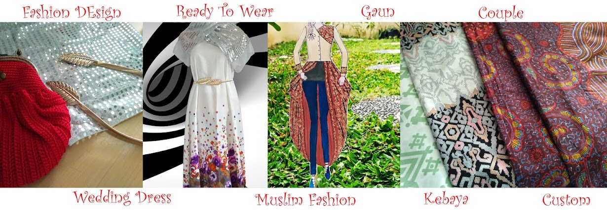 Fashion Muslim Designer | Gaun Kebaya Wedding dress | Jasa Design Baju | Jual Baju Muslim Jakarta 