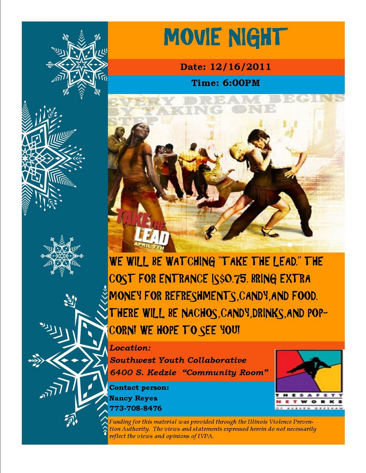 movie flyer template word