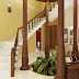 Staircase design for modern Kerala home.