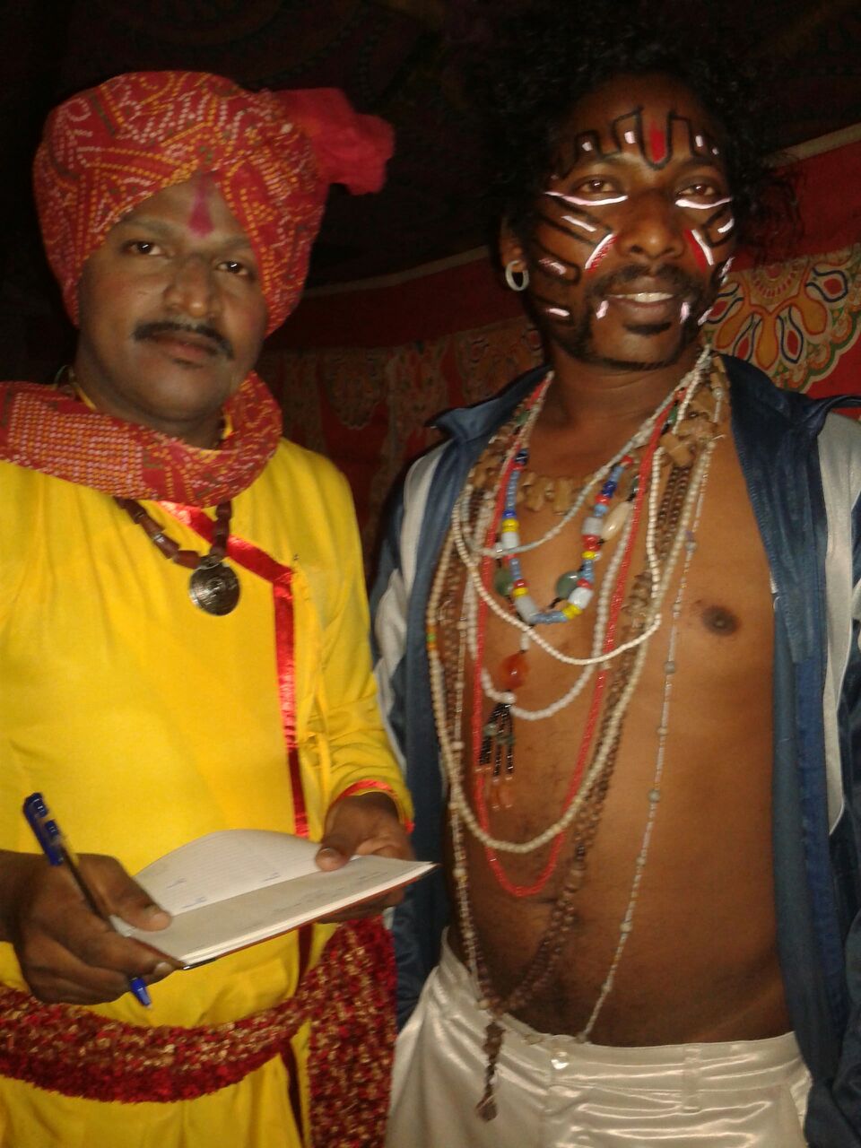Kosali artist during Nabarangpur Mondei festival 2014 at Odisha
