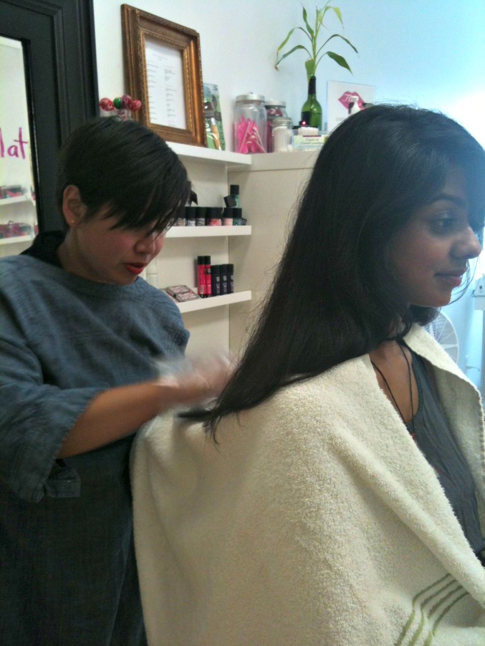 red light hair fetish