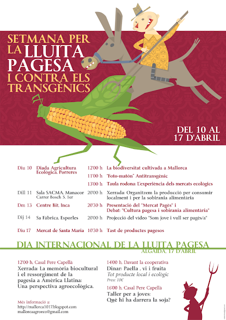 Setmana per la lluita pagesa i contra els transg&egrave;nics (Mallorca, 10/17-04-11)