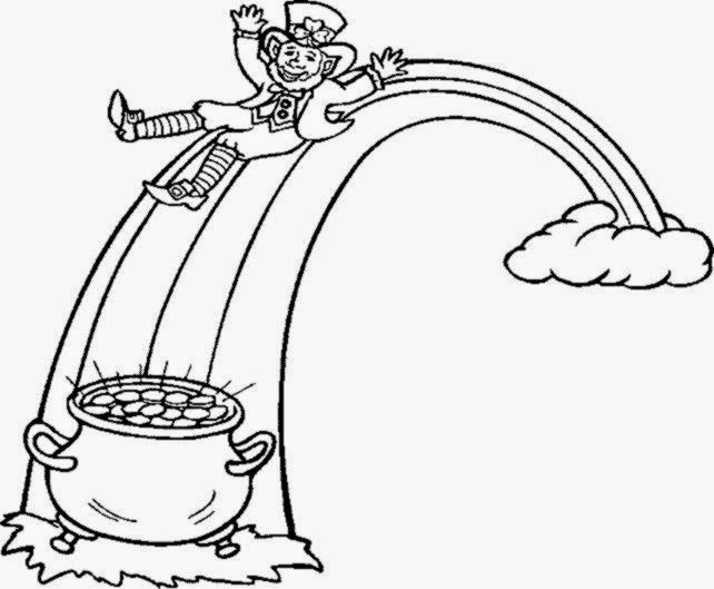 Free Coloring Pictures Leprechaun Pictures To Color