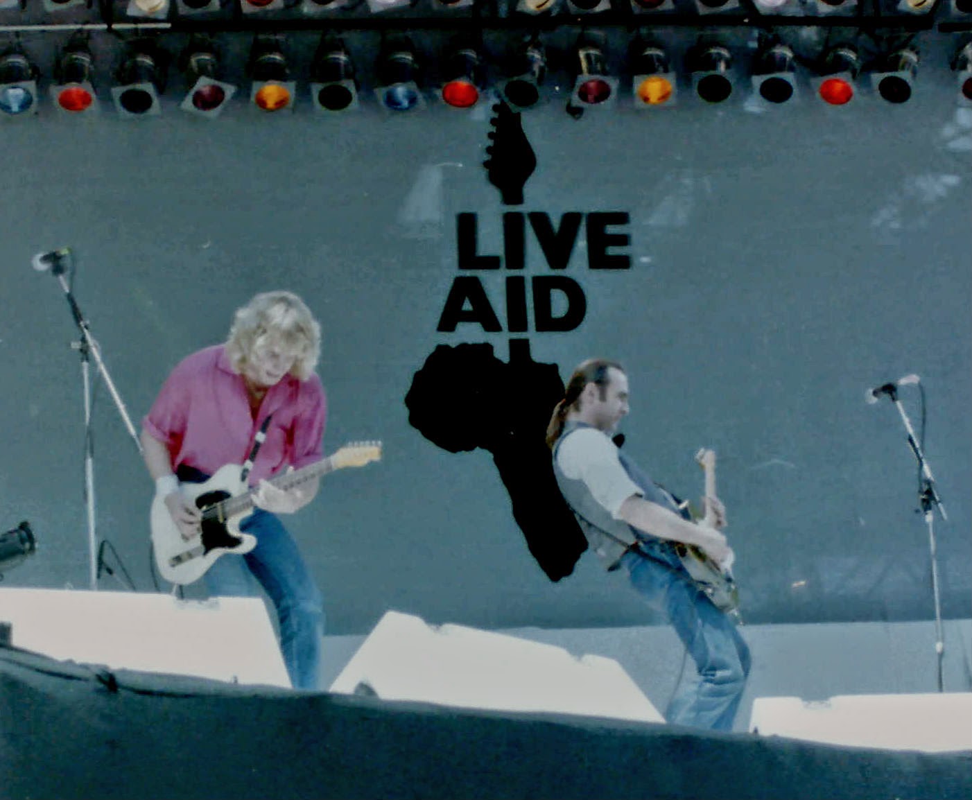 Seizoensgebonden Status Quo Live Aid Wembley stadium London England