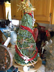 Xmas tree nieces helped decorate