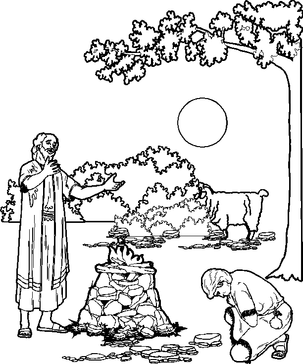 Bible story abraham coloring pages for drawing title=