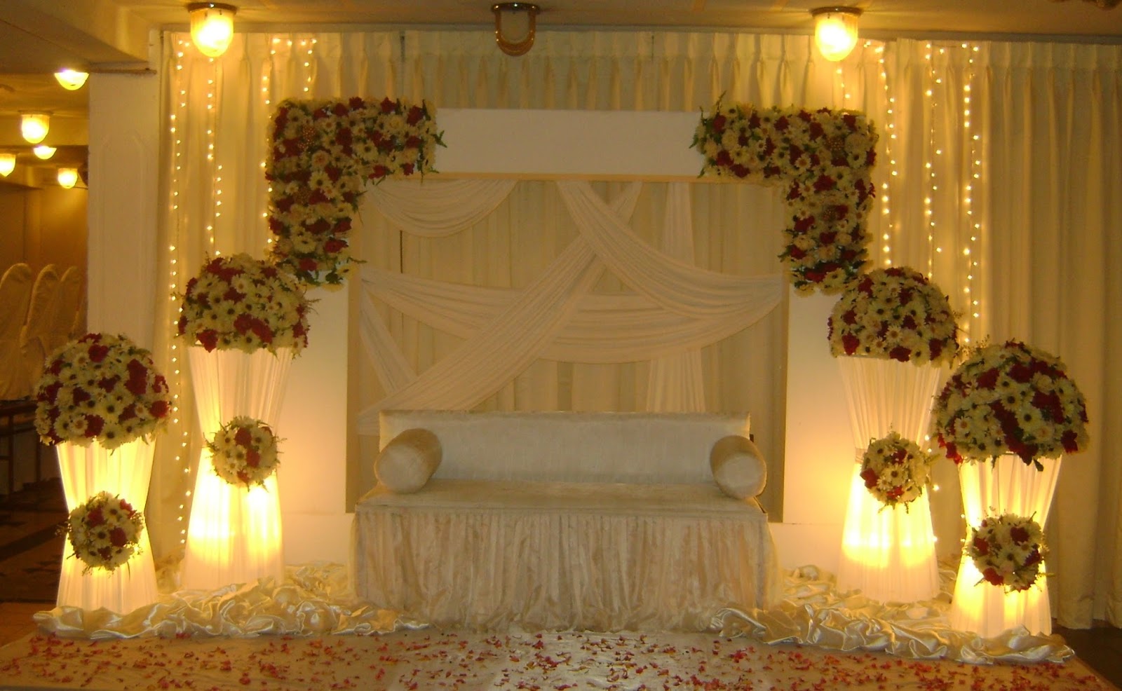 Vismaya Wedding Settee backs