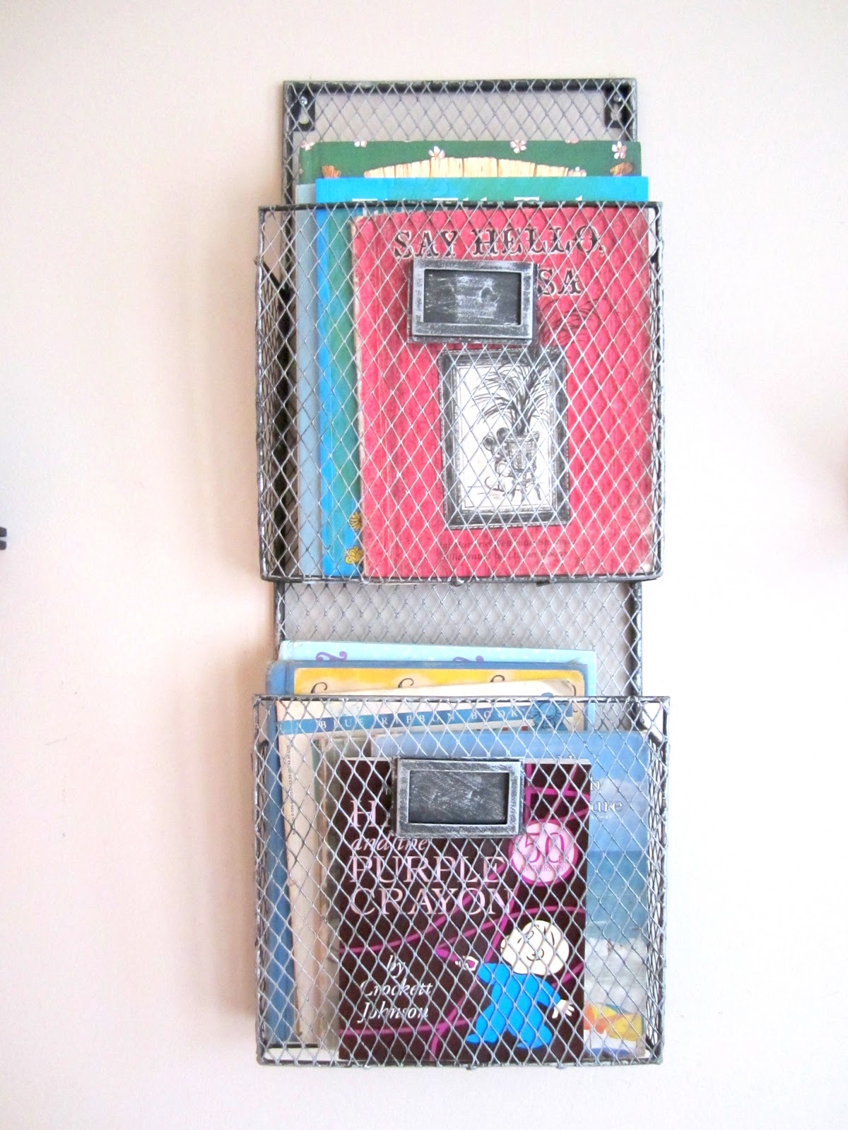 Homemade and Colorful Baby Book Holder