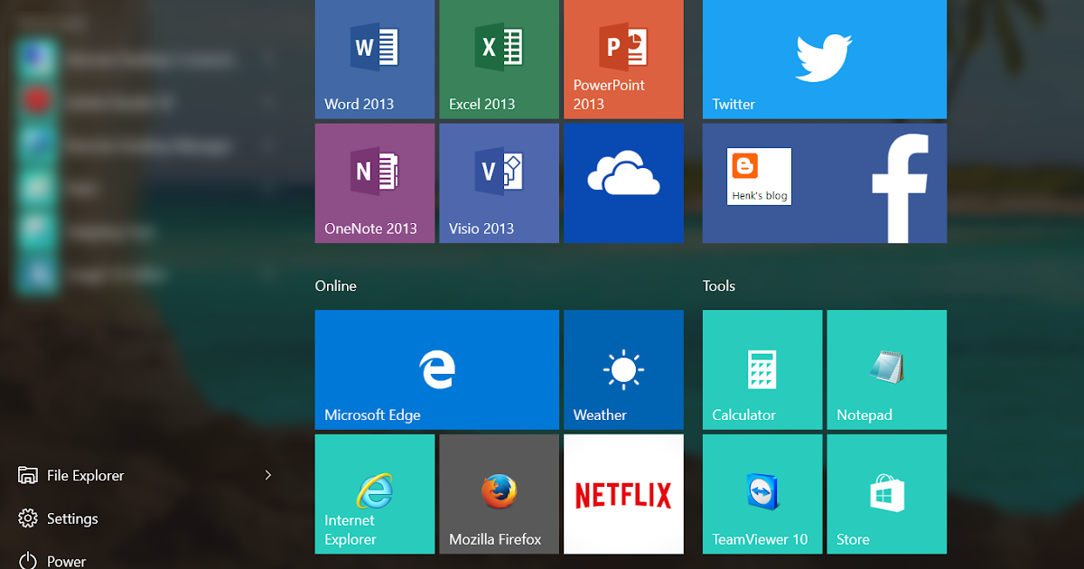 Henk's blog Deploy a customized Windows 10 start menu during deployment