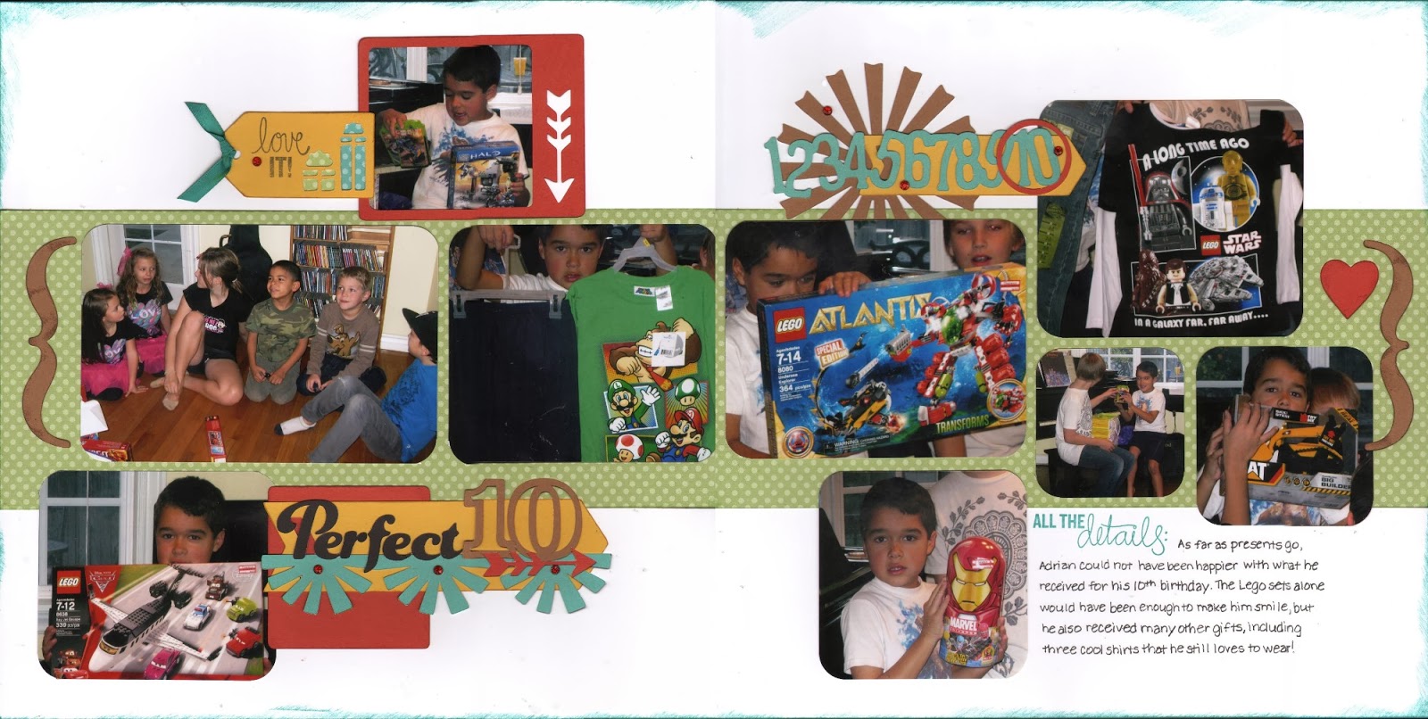 Even More Scrapping! Perfect 10 Layout