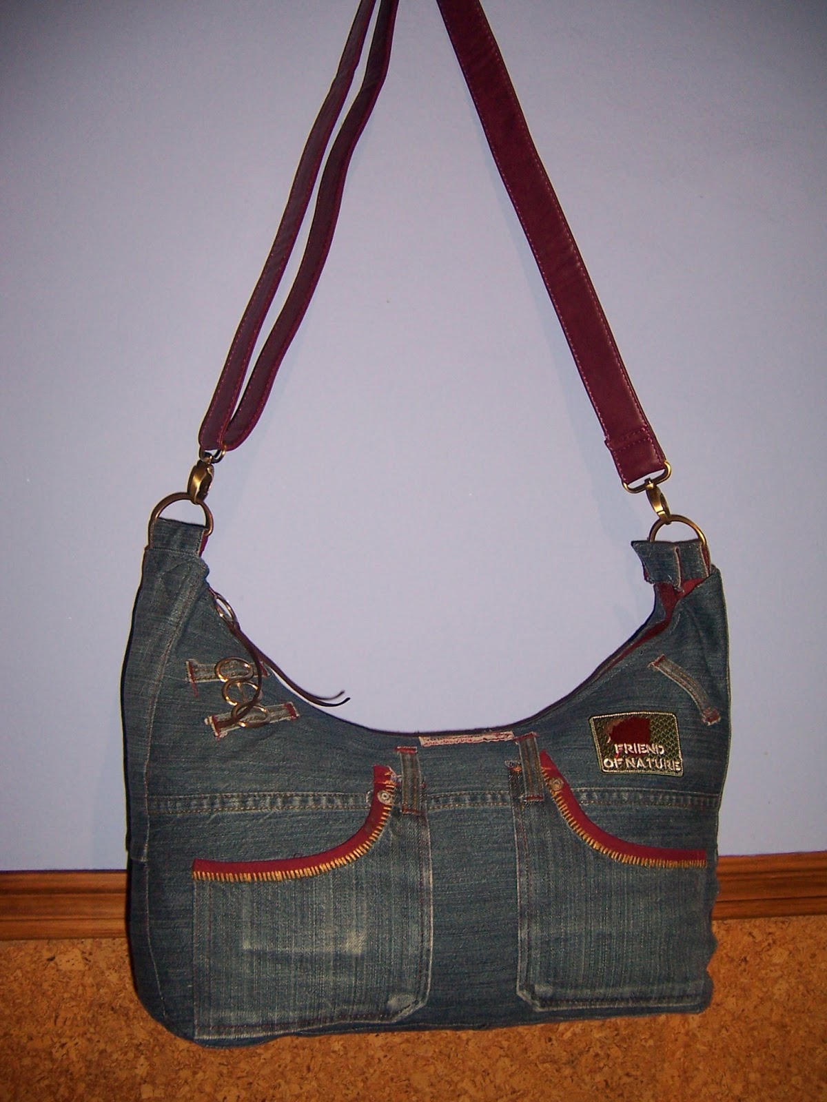 Costumari Labores Bolso vaquero bandolera.