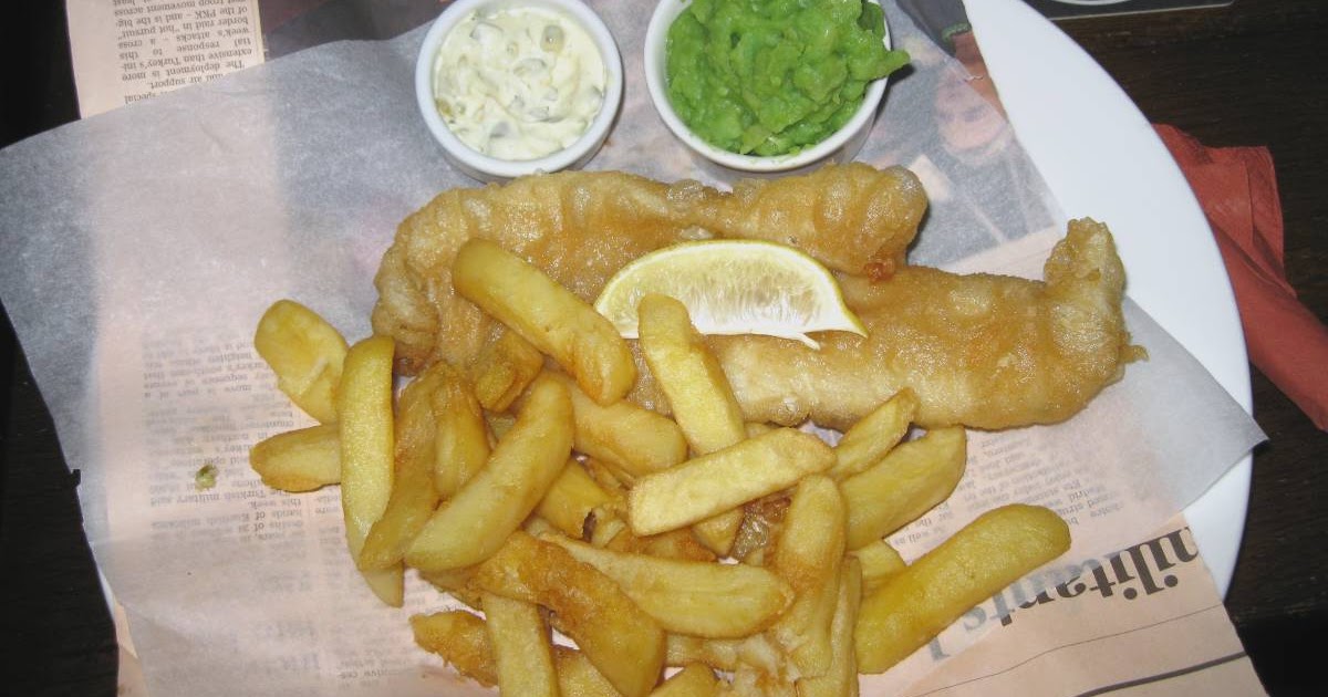Something Surprising Authentic fish and chips