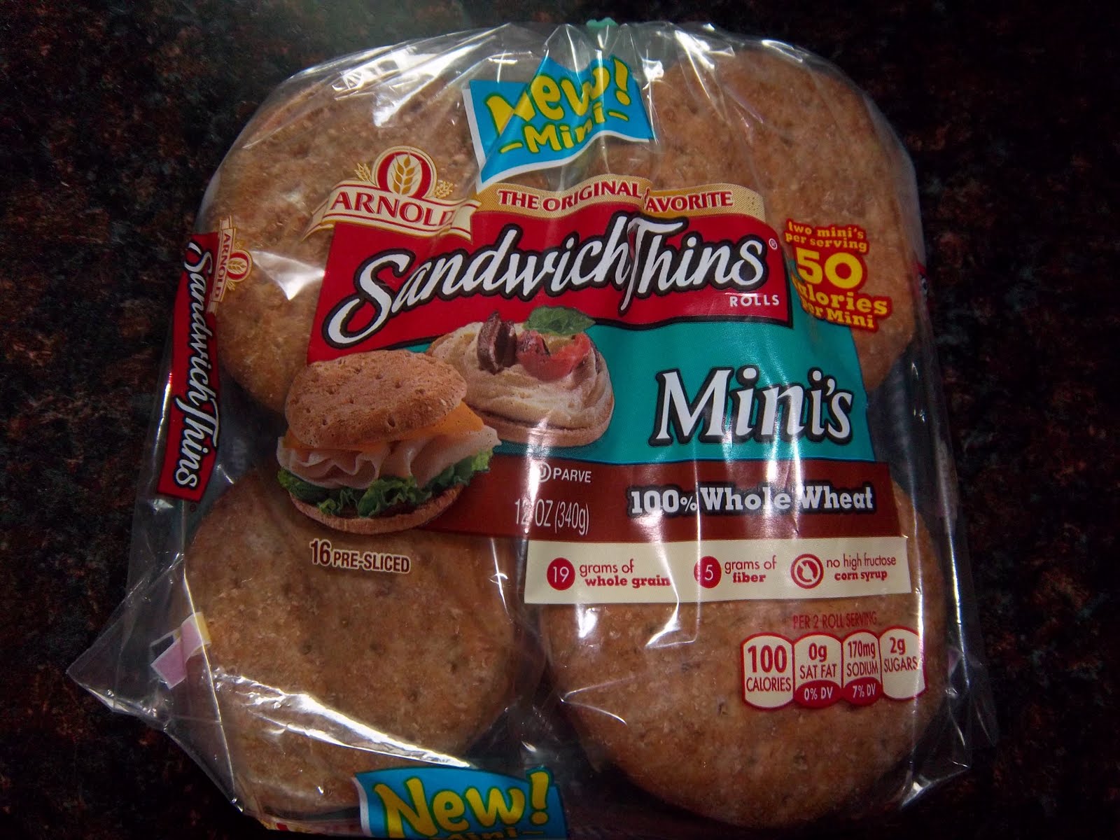 Review Arnold Sandwich Thins Mini's 100 Whole Wheat If You Give A