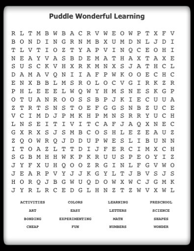 make your own word search free online