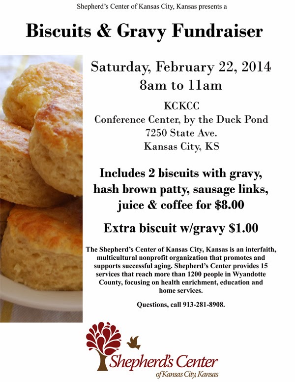Kansas City Kansan Shepherd's Center of KCK to hold biscuits and gravy fundraiser