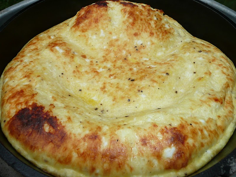 Everyday Dutch Oven Fluffy Baked Eggs With Roasted Vegetable Hash