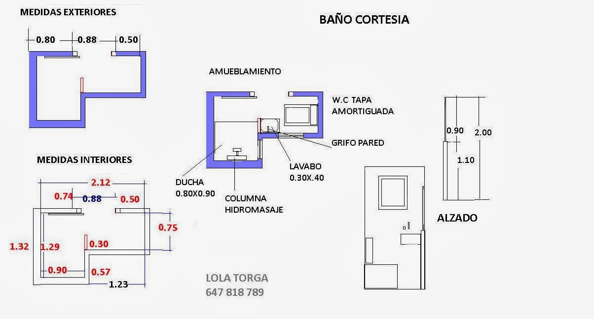 boceto baño de cortesia lolatorga medidas boceto baño de cortesia lolatorga