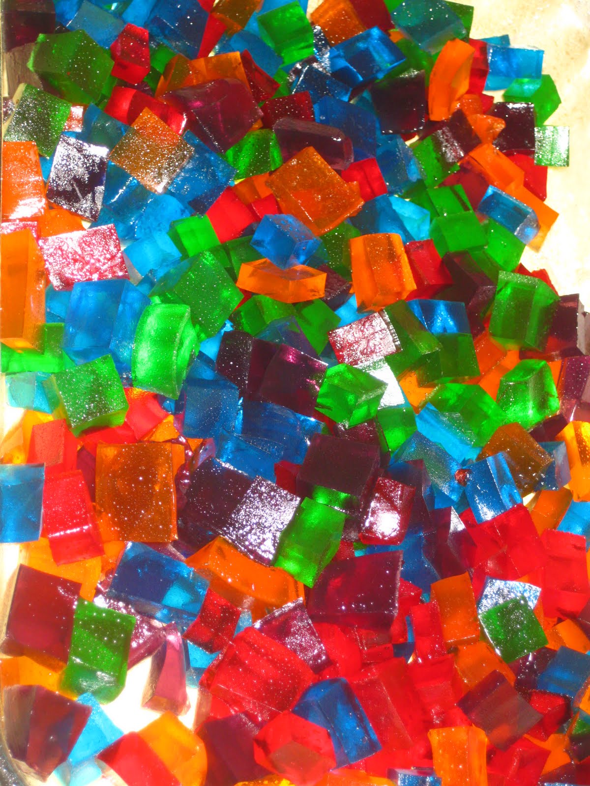 Selectively Reckless? Glass block Jello