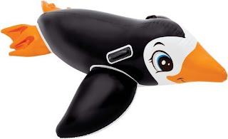 intex lil penguin ride on pool inflatable kids sale