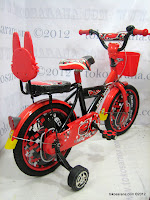 3 Sepeda Anak Red Fox 16-1108-9 Cap Sedan 16 Inci