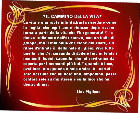 Poesia Sul Cammino Della Vita Lina -IL MIO ANGOLO: POESIE