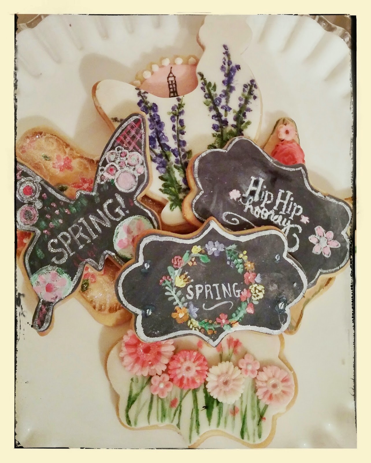 Food Art Party HandPainted Cookie Technique Prototypes