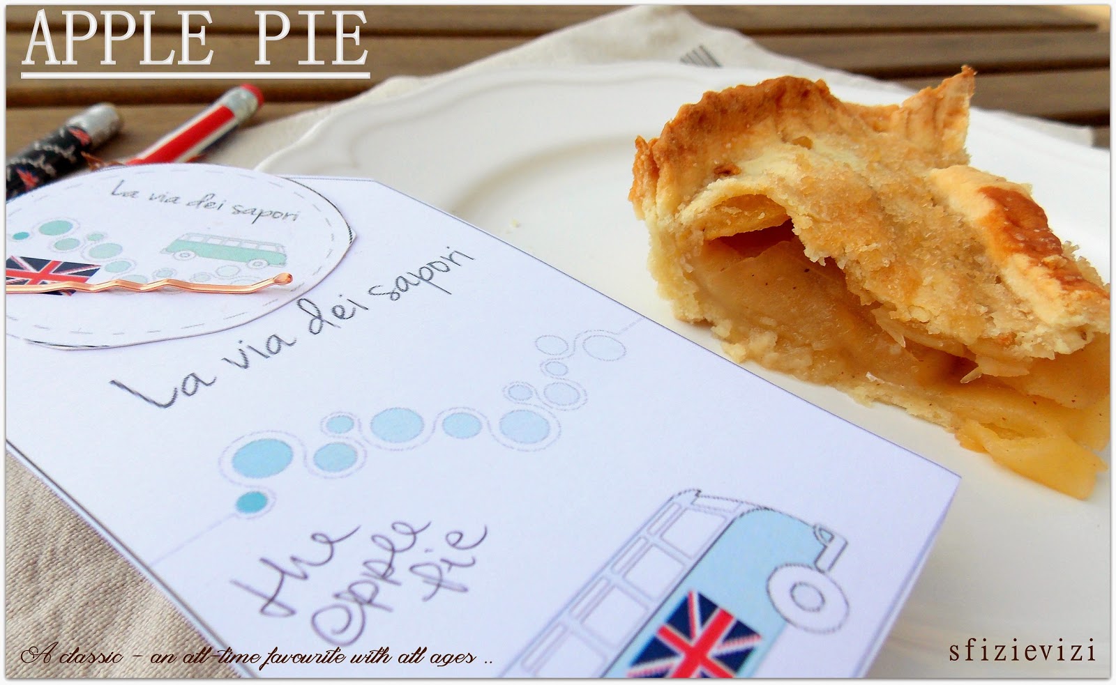 The English Apple Pie - La torta di mele come piace agli inglesi - e come piace a me: torta di mele senza uova e senza latticini