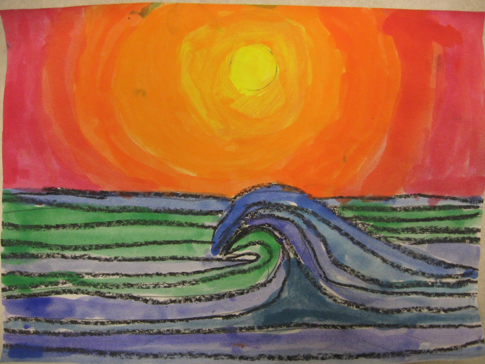 Miss Young's Art Room Warm and Cool Colors with 6th Grade