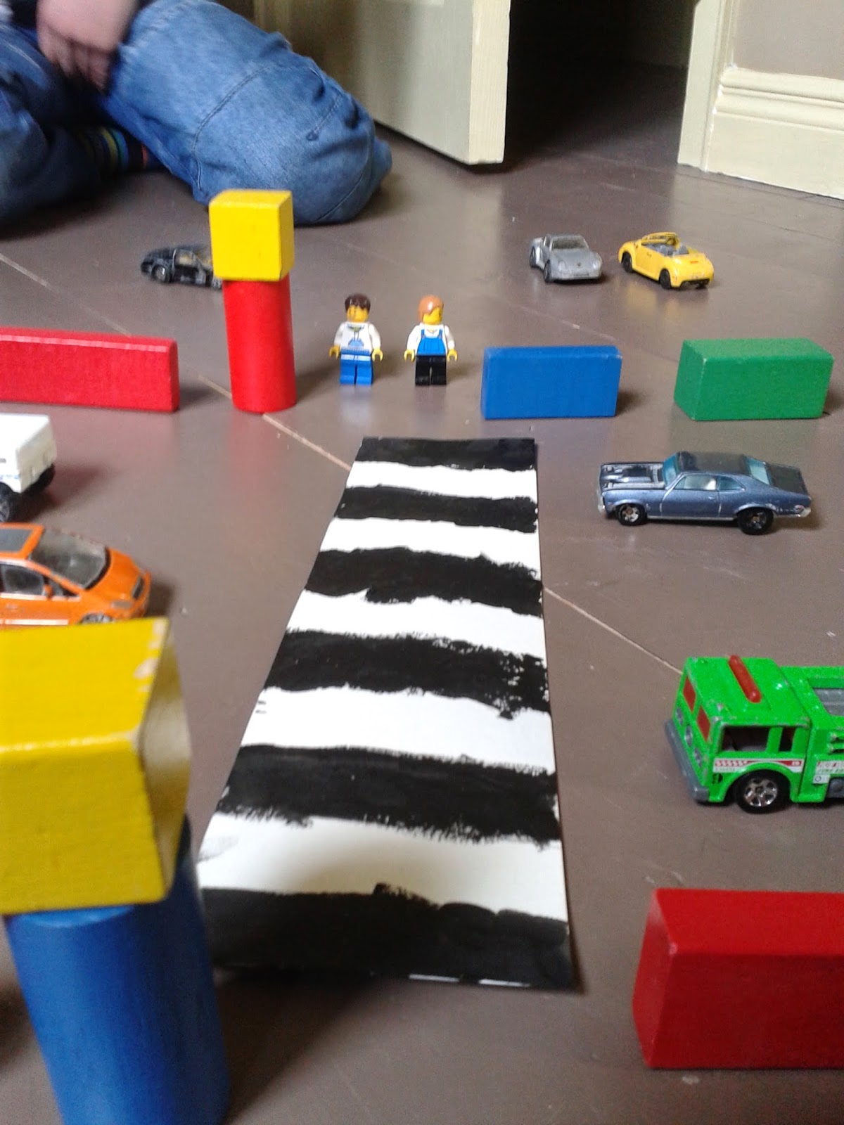 The White Barn zebra crossing