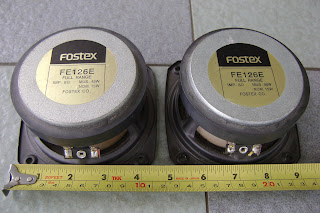 Fostex FE126E fullrange drivers SOLD Fostex+fe126e+rear