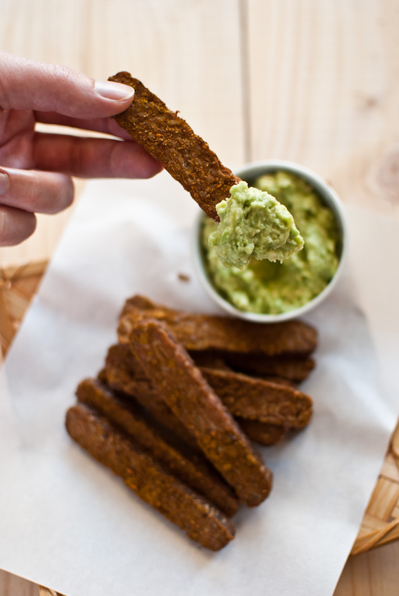 Scandi Home Spiced tempeh chips