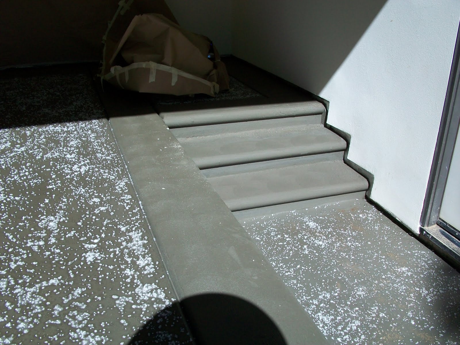 D&R Construction Rock Salt Finish Concrete