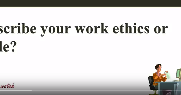 describe work ethic