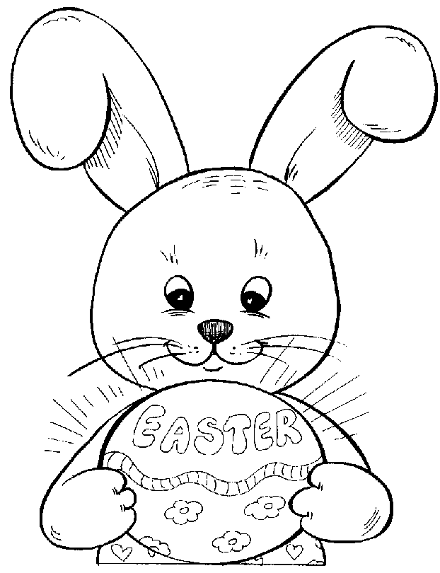 16 Easter Bunny Coloring Pages