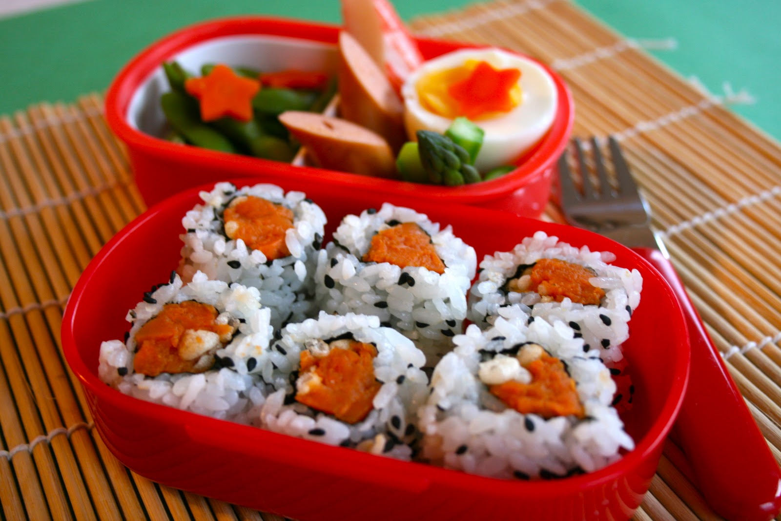 yukoscooking sweet potato sushi roll