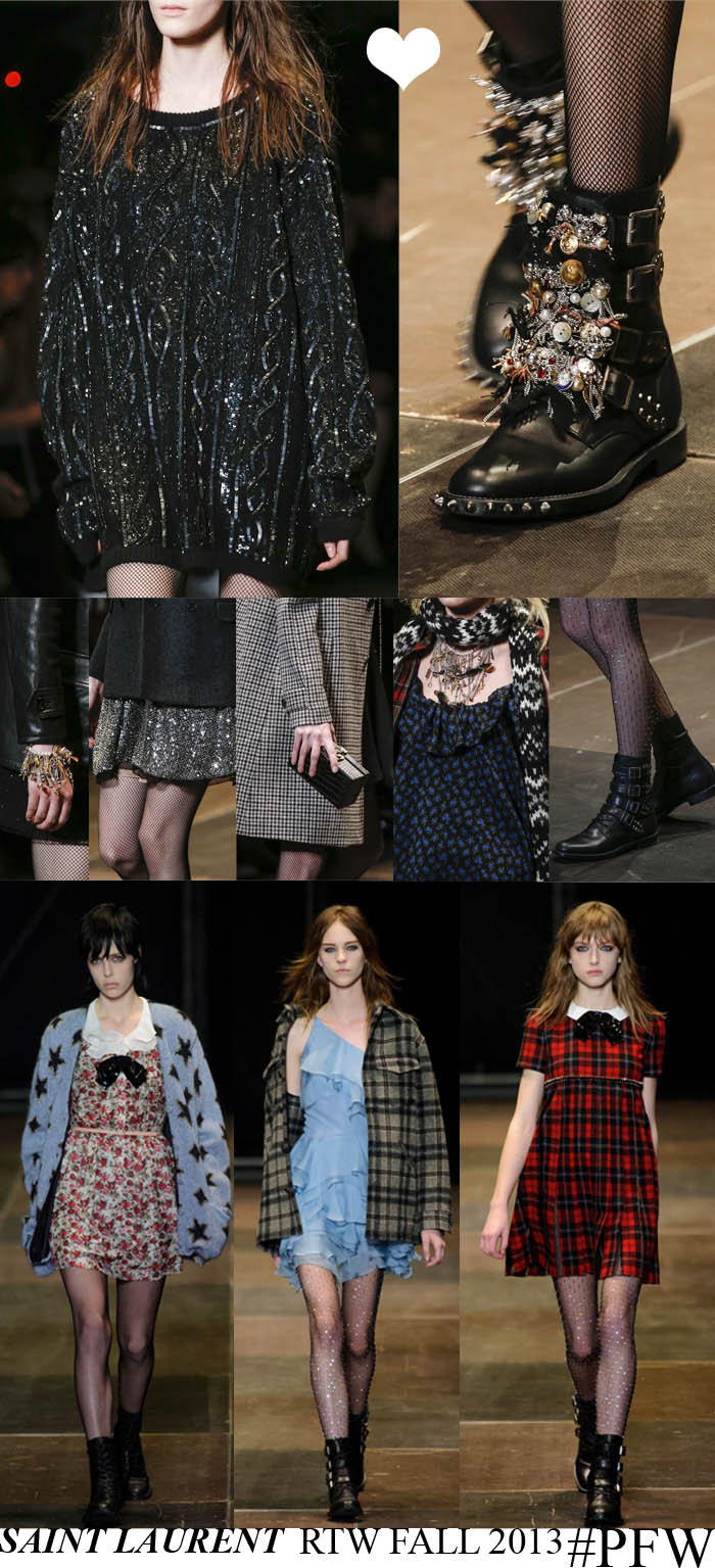 MINHA PARIS FASHION WEEK - PARTE 2_SAINT LAURENT_RTW FALL 2013_PFW_PARIS FASHION WEEK_PFW