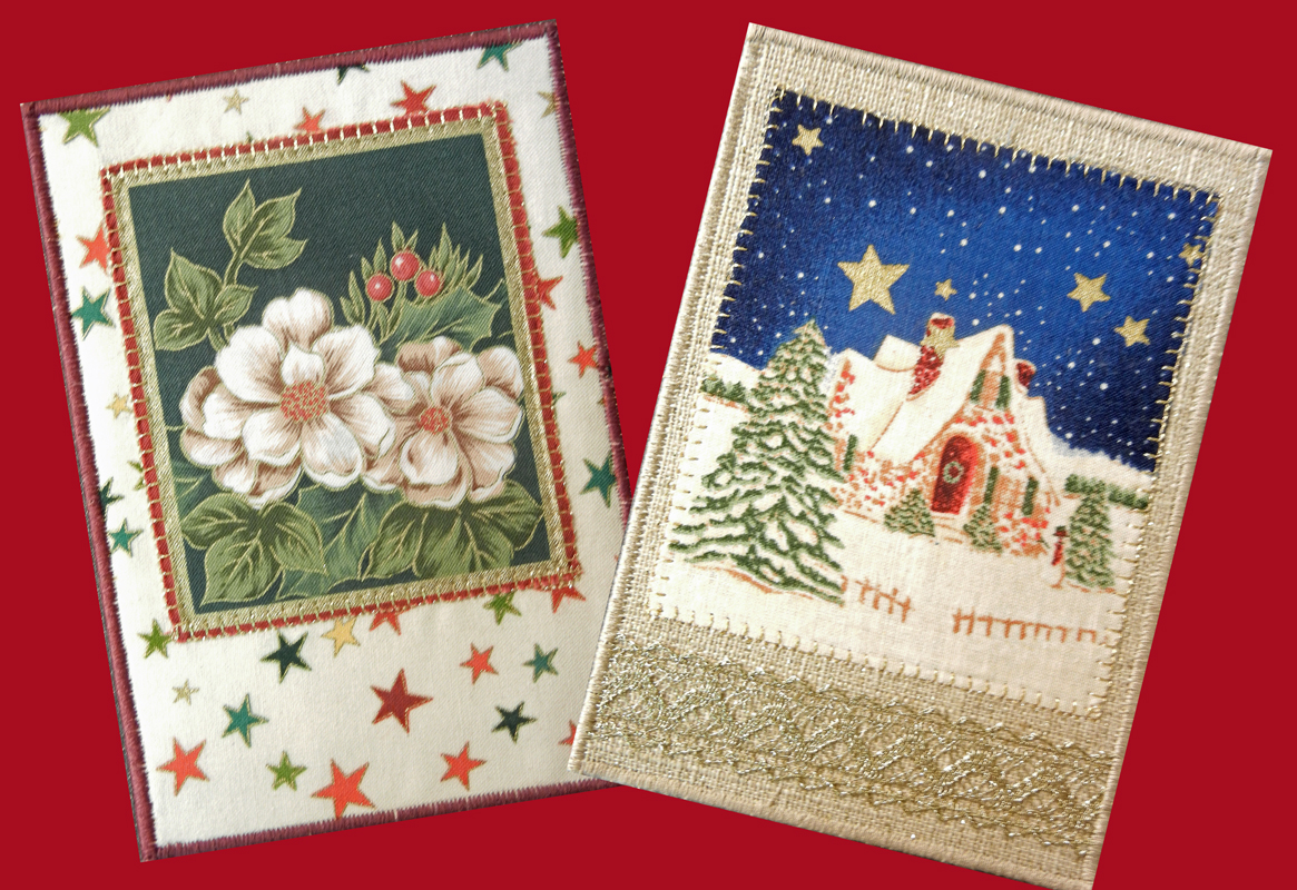 Ulla's Quilt World Quilted Christmas cards