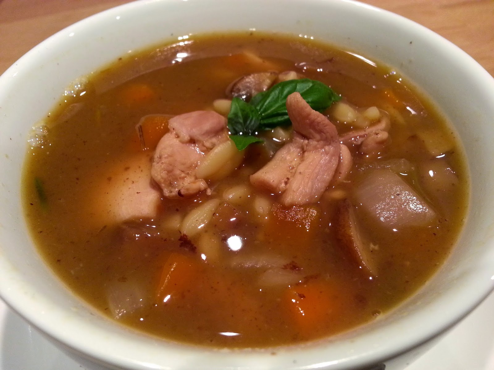 Slimming World Delights Lemon Chicken and Orzo Soup