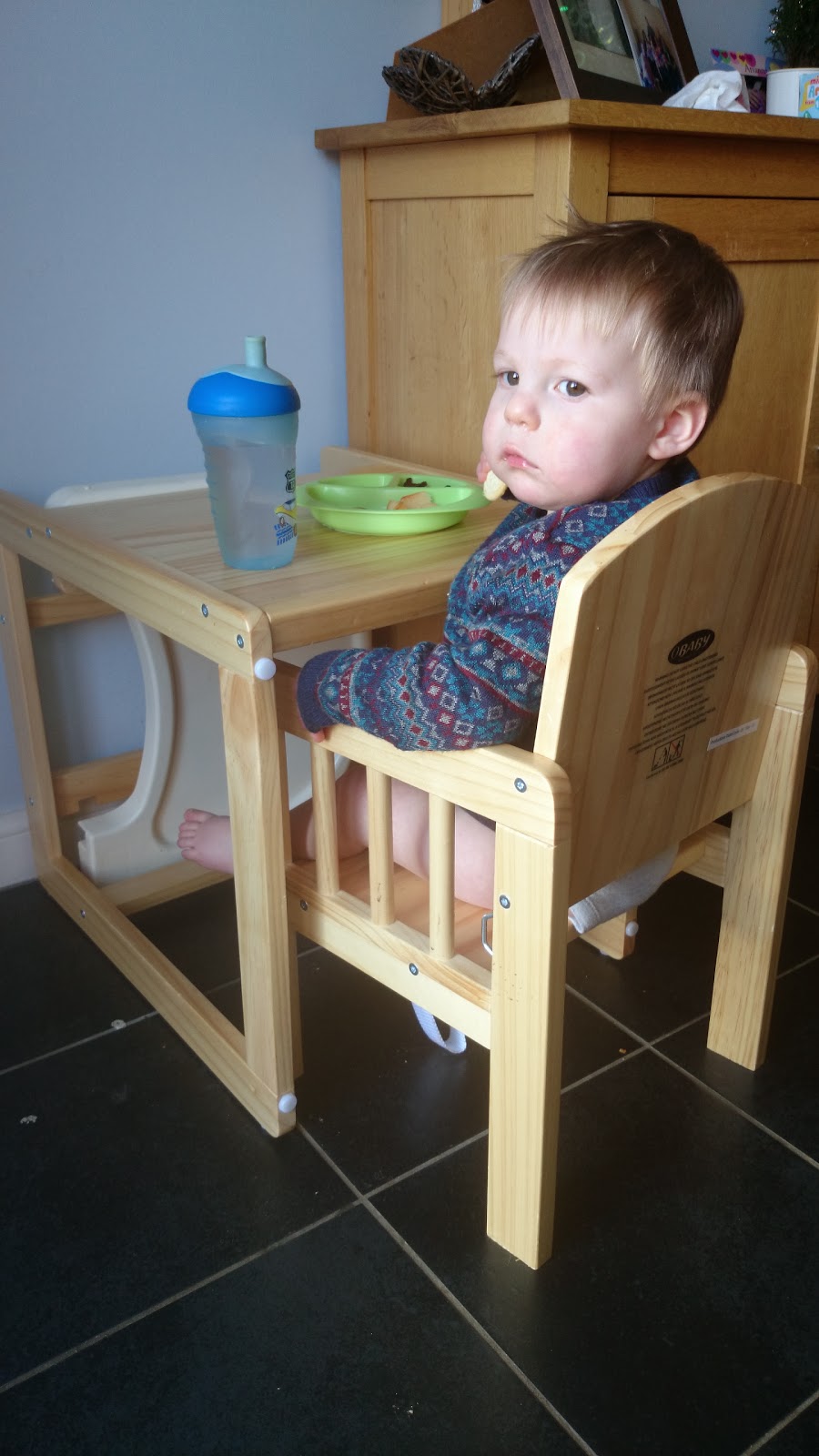 obaby wooden high chair