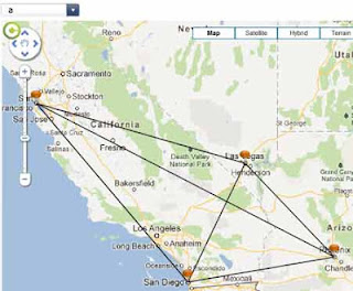 GMaps Spider Diagram