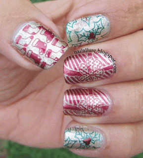 So cute short acrylic nails ideas, you will love them! My Nail Files: Christmas Traditions